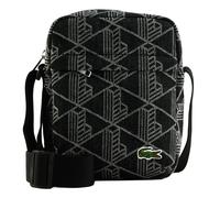 LACOSTE Vertical Camera Bag Mono Jacquard Denim Noir