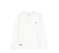 Lacoste Regular Fit Longsleeve weiss, Einfarbig