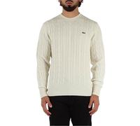 Lacoste CARDED WOOL CREW NECK SWEATER men Pullovers beige in Größe:XL