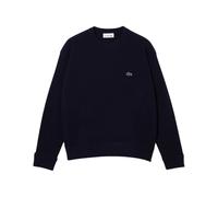 Lacoste - Wollpullover mit Rundhalsausschnitt - - Knitwear - Damen - Blau - XS
