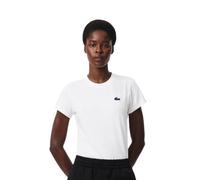 Lacoste Sport Slim Fit Sport-T-Shirt aus Baumwoll-Mix in Weiss, Größe 36
