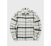 Lacoste WOVEN SHIRT men Longsleeves green|white in Größe:XXS