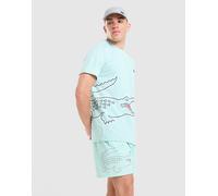 Lacoste Wrap Croc T-Shirt - Herren, Grün - 8/3XL