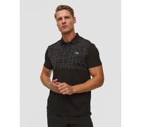 Lacoste X Novak Djokovic Herren-poloshirt In Schwarz Dh4777-31 Schwarz L