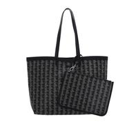 LACOSTE Zel Shopping Bag XL Mono Noir Beige