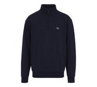 LACOSTE Herren Sweatshirt mit Stehkragen - Zip Fleece Sweatshirt, Regular Fit Dunkelblau M