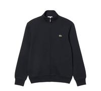 Lacoste Zipped Cotton Fleece Sweatshirt L / Black
