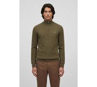 Lacoste Zipped High Neck Cotton Sweater Olive Größe: XL | Pullover Outlet | Herren | Grün