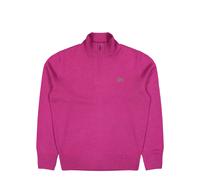Lacoste Zipped High Neck Wool Sweater Pink/Lila in Größe 2XL