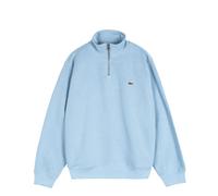 Lacoste Regular Fit Troyer aus reiner Baumwolle in Bleu, Größe M