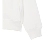 Lacoste Zippered Stand Up Collar Cotton Sweatshirt S / White