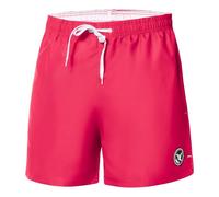 Ladeheid Badehose Herren Bequeme Badeshorts Kurz mit Seitentaschen und Schnürchen, Badeshorts Herren mit Netzfütterung, Perfekt für Sommer, Strand und Schwimmbad - LA40-198 (Rosa, S)