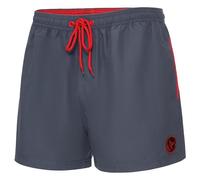 Ladeheid Badehose Herren Bequeme Badeshorts Kurz mit Seitentaschen und Schnürchen, Badeshorts Herren mit Netzfütterung, Perfekt für Sommer, Strand und Schwimmbad - LA40-199 (Dunkeljeans, XL)