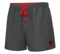 Ladeheid Herren Badehose Badeshorts Beachshorts Schwimmhose LA40-199 (Graphite, S)