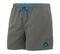 Ladeheid Badehose Herren Bequeme Badeshorts Lang mit Seitentaschen und Schnürchen, Badeshorts Herren mit Netzfütterung - Perfekt für Sommer, Strand und Schwimmbad - LA40-128 (Grau, 4XL)