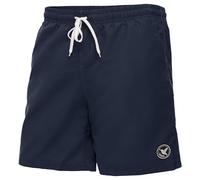 Ladeheid Badehose Herren, Bequeme Lange Badeshorts mit Breitem Gummibund, Kordelzug und Taschen, Schwimmhose Boardshorts - LA40-129 (Marine/Blau, 3XL)