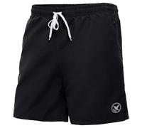 Ladeheid Badehose Herren, Bequeme Lange Badeshorts mit Breitem Gummibund, Kordelzug und Taschen, Schwimmhose Boardshorts - LA40-129 (Schwarz, 3XL)