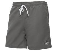 Ladeheid Badehose Herren, Bequeme Lange Badeshorts mit Breitem Gummibund, Kordelzug und Taschen, Schwimmhose Boardshorts - LA40-129 (Grau, 5XL)