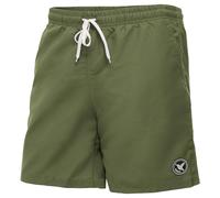 Ladeheid Badehose Herren, Bequeme Lange Badeshorts mit Breitem Gummibund, Kordelzug und Taschen, Schwimmhose Boardshorts - LA40-129 (Dunkelgrün, S)