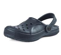 Ladeheid Clogs Kinder Schuhe für Mädchen und Jungen leichte Gartenclogs Gartenschuhe Kinder KL055 (Dunkelblau, 26 EU)