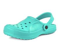 Ladeheid Clogs Kinder Schuhe für Mädchen und Jungen leichte Gartenclogs Gartenschuhe Kinder KL055 (Minze, 24 EU)