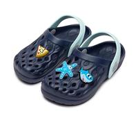 Ladeheid Clogs Kinder Schuhe für Mädchen und Jungen leichte Gartenclogs Gartenschuhe Kinder LA-CA-15 (Marineblau, 32/33 EU)