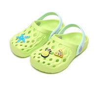 Ladeheid Clogs Kinder Schuhe für Mädchen und Jungen leichte Gartenclogs Gartenschuhe Kinder LA-CA-15 (Pistazien, 24/25 EU)