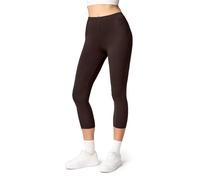 Ladeheid Damen 3/4 Leggings aus Baumwolle LA40-132 (Braun, XXL)