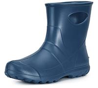 Ladeheid Damen federleichte Eva Gummistiefel LA-752 (Metall Blau (Ohne Unteranzug), 36 EU)