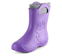 Ladeheid Damen federleichte Eva Gummistiefel Winter Regenschuhe gefüttert LA-CA-12