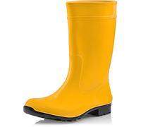 Ladeheid Damen Gummistiefel 100% Wasserdticht Regenstiefel Damen LA-967 (Gelb/Schwarz, 41 EU)