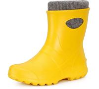 Ladeheid Damen Gummistiefel gefüttert und wasserdicht federleichte Eva Gummischuhe Winter LA-750 (Gelb, 36 EU)