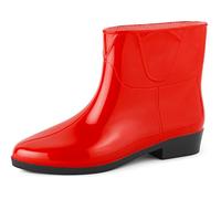 Ladeheid Damen Kurze Gummistiefel LAZT201801 (Rot, 39 EU)
