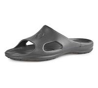 Ladeheid Damen leichte Eva Badelatschen Gartenschuhe Badepantolette Badeschuhe KL039D (Graphit, 40 EU)