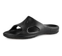 Ladeheid Damen leichte Eva Badelatschen Gartenschuhe Badepantolette Badeschuhe KL039D (Schwarz, 38 EU)