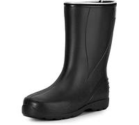 Ladeheid Damen leichte Eva Gummistiefel Regenstiefel LADW005 (Schwarz, 39 EU)