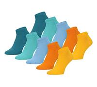 Ladeheid Damen und Herren 5er 10er Pack Sneaker Socken AT004 (Mix-1 (10 Pack), 43-46)