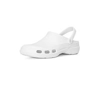 Ladeheid Damen und Herren federleichte Eva Clogs LA-885 (Weiß, 43 EU)