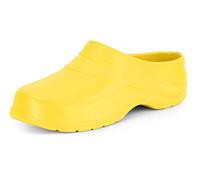 Ladeheid Damen und Herren leichte Eva Clogs Gartenclogs Gartenschuhe KL037 (Gelb1, 40 EU)