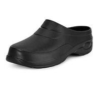 Ladeheid Damen und Herren leichte Eva Clogs Gartenclogs Gartenschuhe KL037 (Schwarz, 45 EU)