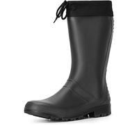 Ladeheid Damen und Herren PVC Gummistiefel LA-958 (Schwarz, 41 EU)