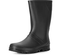 Ladeheid Damen und Herren PVC Gummistiefel LA-959 (Schwarz, 43 EU)