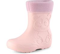 Ladeheid Eva Kinder Jungen Mädchen Gummistiefel Regenschuhe gefüttert LA-CA-11 (Puderrosa, 30/31 EU)