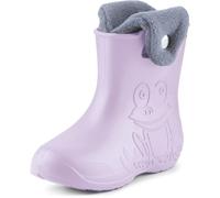 Ladeheid EVA Kinder Jungen Mädchen Gummistiefel Regenschuhe gefüttert Regenstiefel Gummischuhe LA-CA-04 Helllila, 30/31 EU