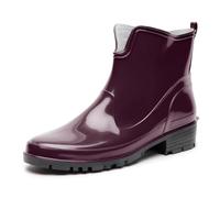 Ladeheid Gummistiefel Damen Kurz Wasserdicht Damenschuhe Elegant und Bequem LA-930