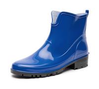 Damen Kurze Gummistiefel LA-930 Blau 41 41 Blau