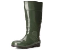 Ladeheid Gummistiefel Herren hoch Erwachsene wasserdichte Regenschuhe LA-914 (Grün, 46 EU)