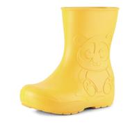 Ladeheid Gummistiefel Kinder EVA federleichte Regenschuhe für Jungen und Mädchen LA-CA-10 (Gelb, 32/33 EU)