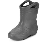 Ladeheid Gummistiefel Kinder federleichte Eva Regenschuhe Bequeme und leichte Regenstiefel Kinder perfekt für Frühling und Sommer KL051-S (Graphite, 25 EU)