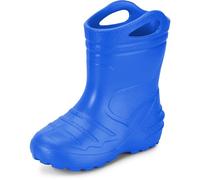 Ladeheid Gummistiefel Kinder federleichte Eva Regenstiefel für Mädchen und Jungen Thermo Gummistiefel gefüttert KL051 (Blau, 22 EU)